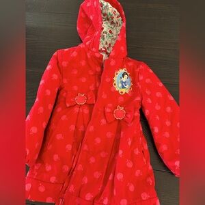 Disney Floral Red and Green Patterned Jacket